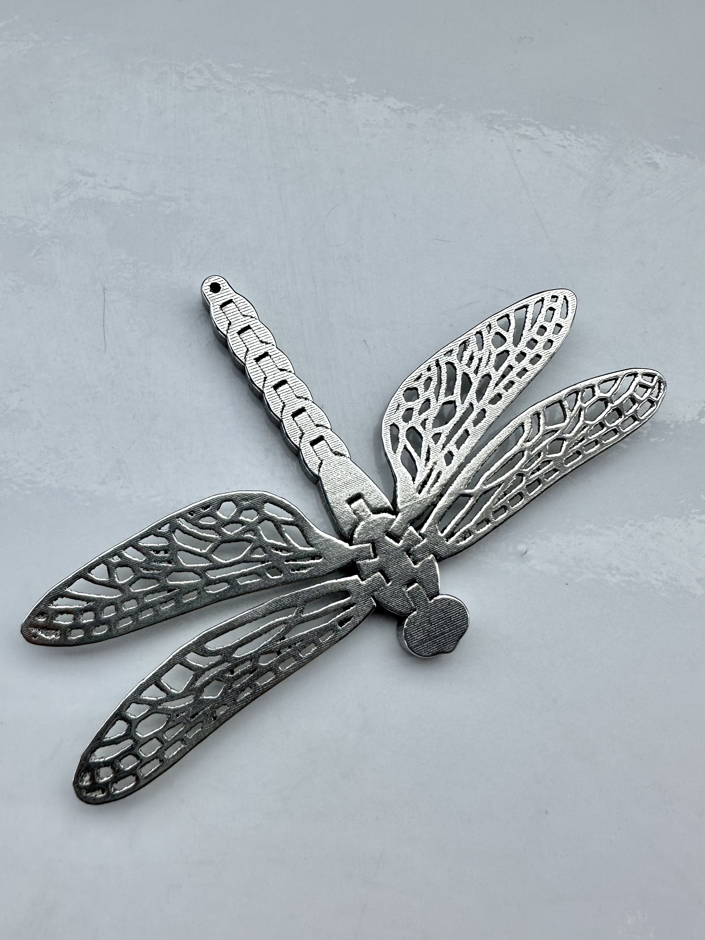 3D Printing Stainless Steel Ornament Dragonfly