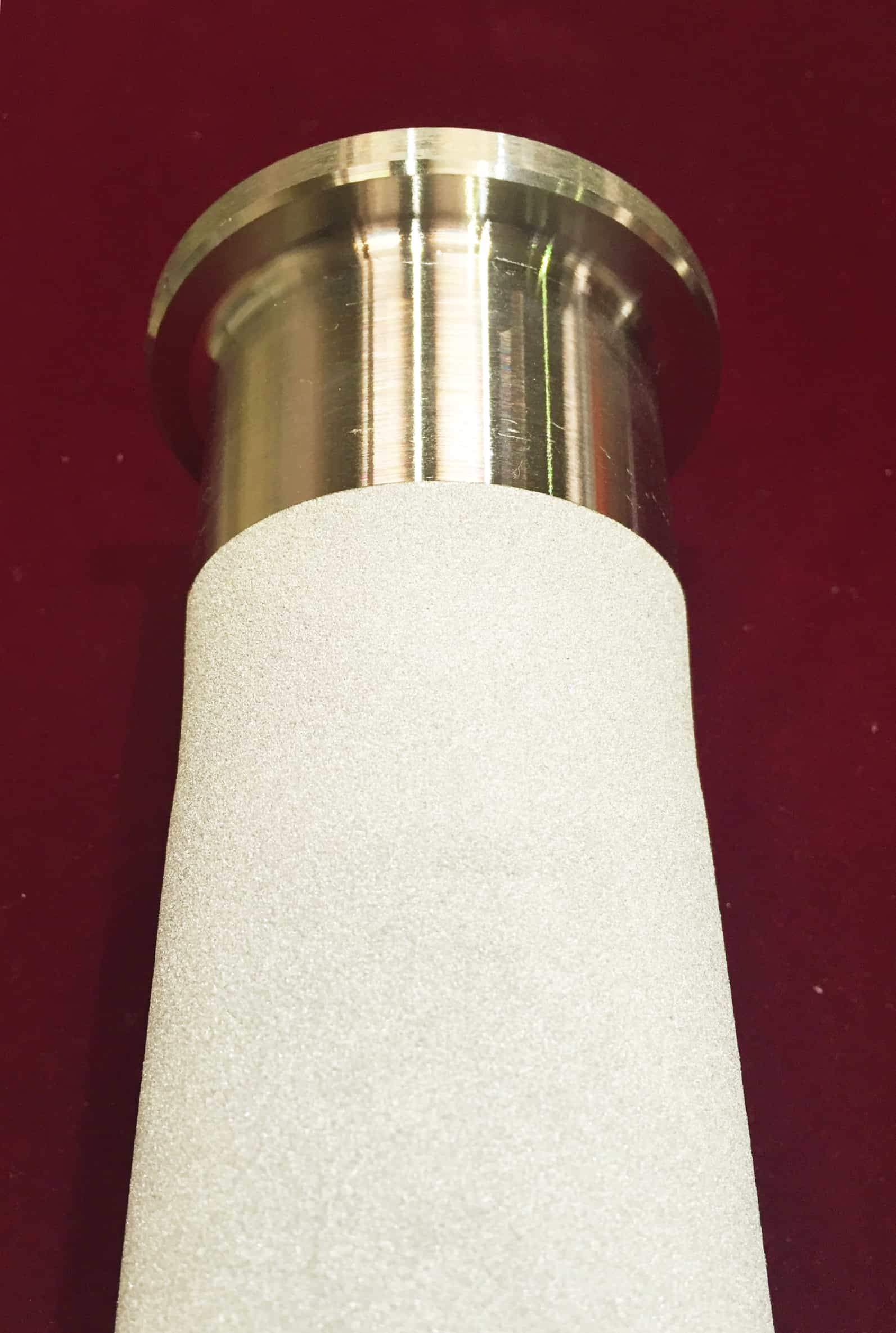 Metal Powder Filter for Air Purification with Optional Aperture