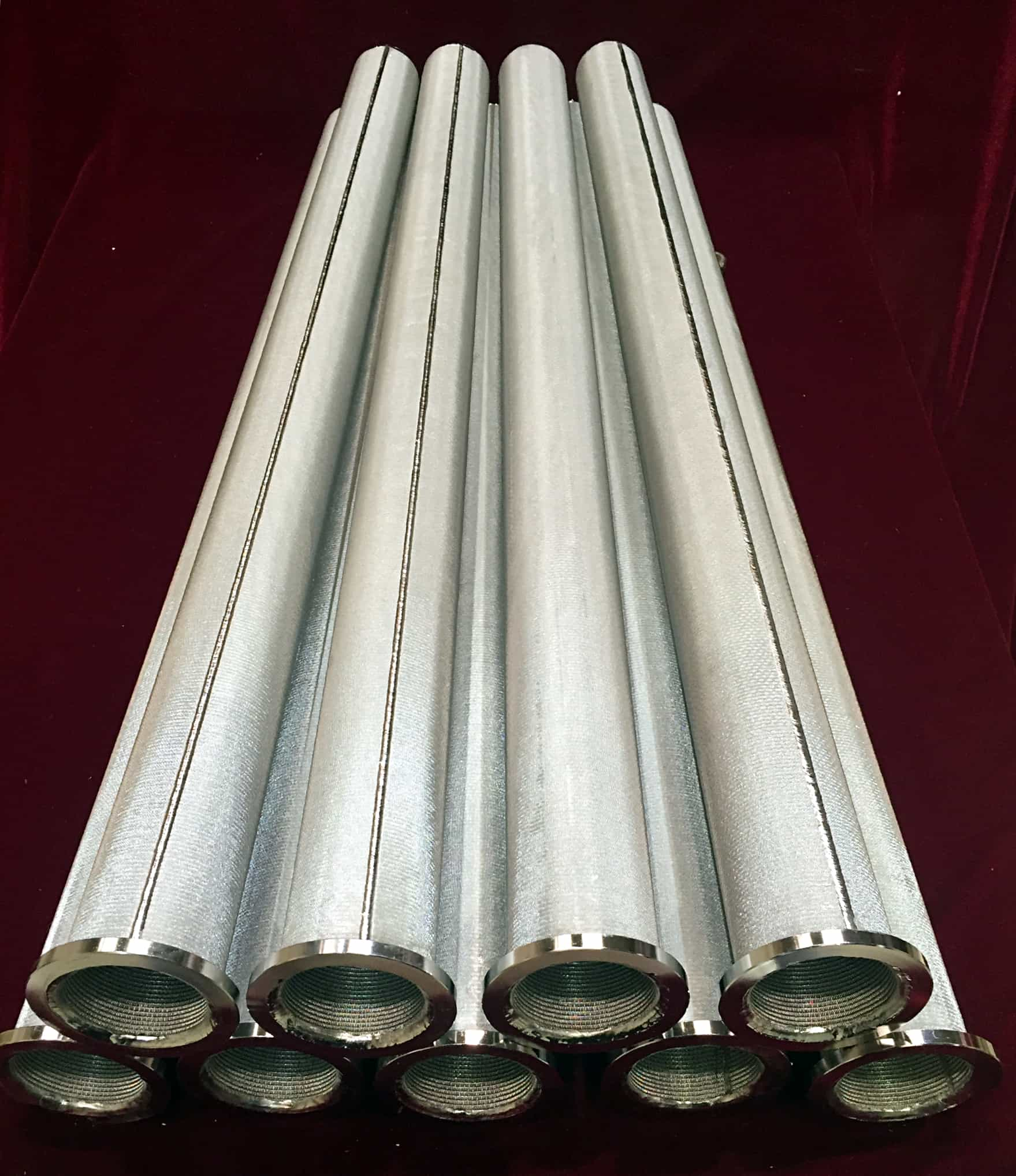 Titanium Mesh Filter Tube for Processing and Welding