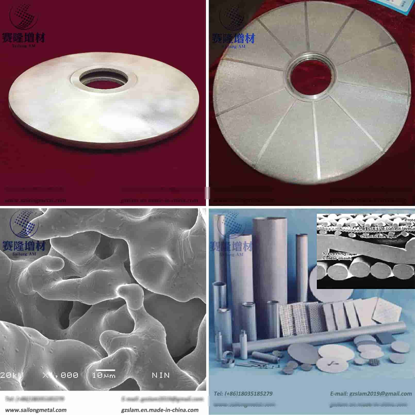 Gas Filtration, Organic Solvent Filtration Metal Filter Membrane for Chemical Industry 