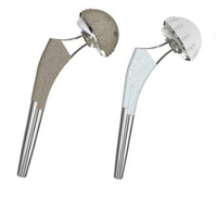  Titanium Hip Prosthesis, DELTA Femoral Stem, Prosthetic Component