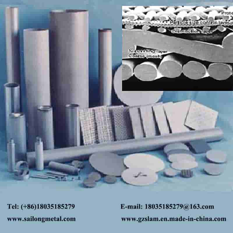 Titanium Mesh Filter Tube wirh High Precision for Easy Forming, Processing and Welding